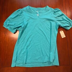 NWT St. John's Bay Teal Tshirt Size Large